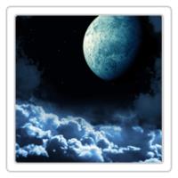 Luna en conjunción con Mercurio