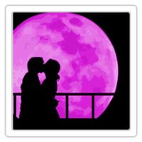 Luna sextil a Venus