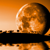 Luna sextil a Marte